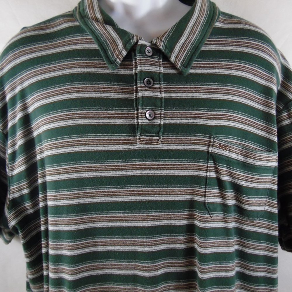 Nautic Jeans Company Polo Striped Size 2XL